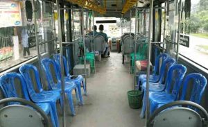 Lima BRT Bekas, Bantuan Kemenhub Stop Operasi Di Kab Banyuasin