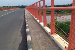 Dibangun Rp 40,203 M Jembatan Dimojokerto Amburadul
