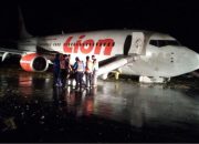 Lion Air Berpenumpang 174 Orang, Tergelincir  Di Bandara Gorontalo