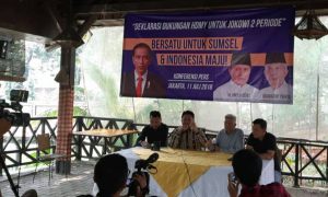 Gubernur Dan Wakil Gubernur Sumsel Terpilih, Deklarasi Dukung Jokowi Presiden 2 Periode