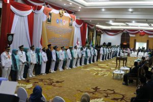 Gubernur Jatim, Melantik 12 Kepala Daerah Hasil Pilkada Serentah 2018