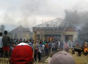 Aksi Anarkis Terjadi Di Aceh Tamiang, Kantor Polsek Dibakar Masa