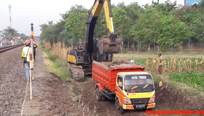 Proyek Rel Ganda Di Jombang, PT Prawiramas Puriprima Jual Tanah Urug Milik Negara