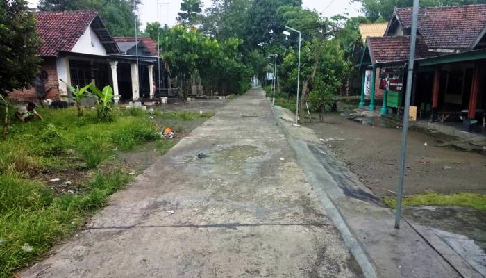 Hanya Hitungan Bulan, Jalan Rabat Beton Di Desa Trawasan, Jombang, Sudah Rusak