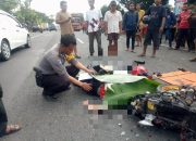 Pemotor Asal Ngawi Tewas Terkapar Dihantam Truk Di Sragen
