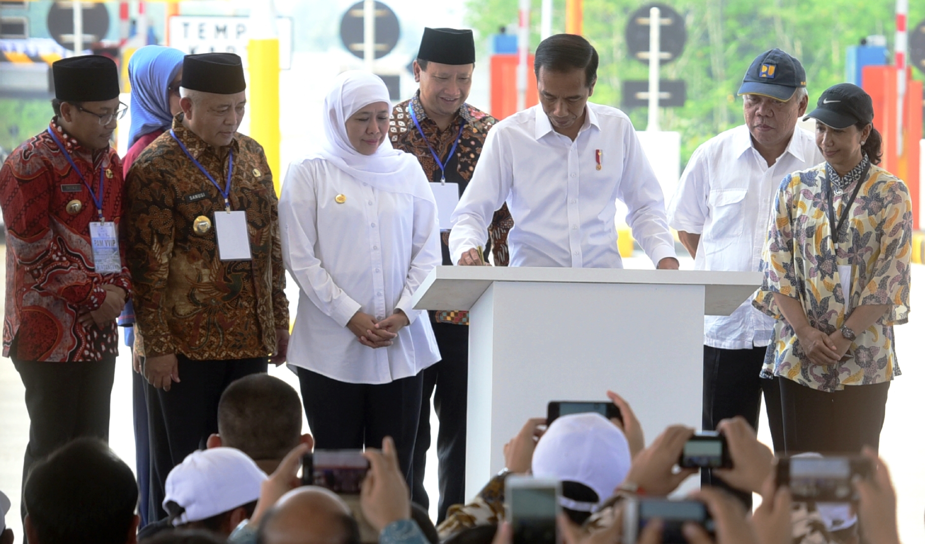 Presiden Jokowi resmikan Tol Pamdaan Malang