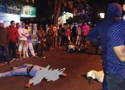 Kecelakaan Maut  Libatkan Tiga Sepeda Motor Di  Jombang, Dua Korban Tewas Dan Satu Luka Berat