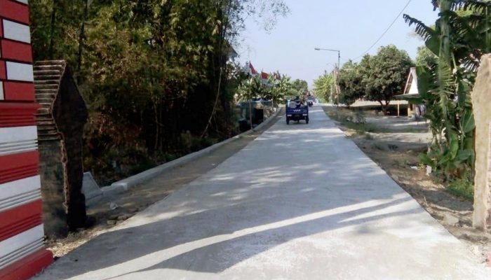 Desa Banjardowo Bangun Infrastruktur Dengan Dana Desa 2019