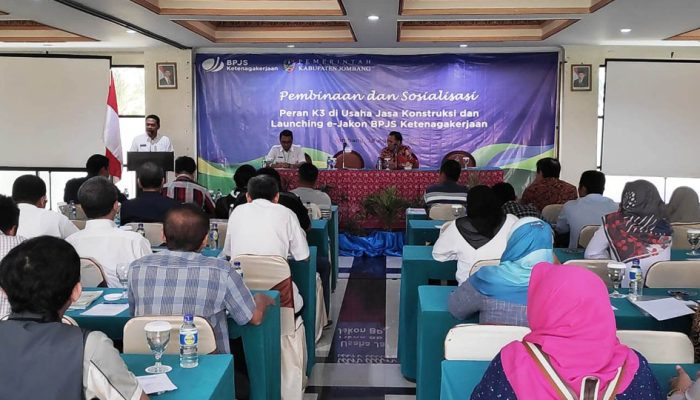 Pemkab Jombang Gelar Acara Pembinaan Dan Sosialisasi Peran K3 Di Usaha Jasa Konstruksi