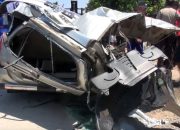 Kecelakaan Maut Bus Mira Vs Inova Dinganjuk, Tiga Orang Tewas Satu Luka Berat