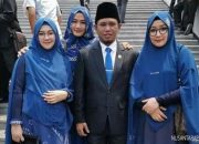 Memboyong 3 Istri ke Pelantikan Anggota DPR, Anggota DPR Beristri 3 Tertidur Saat Pelantikan