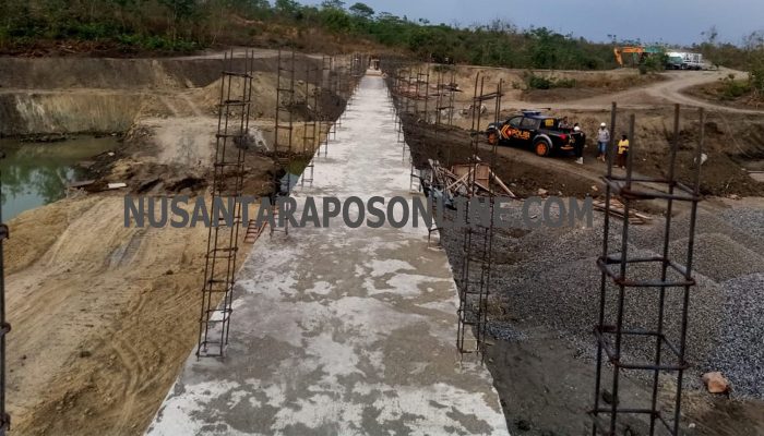 Proyek Embung Bangle Rp 9,495 Milyar,  Diduga Tak Sesuai RAB Kinerja PT Inti Jawa Teknik Dipertanyakan