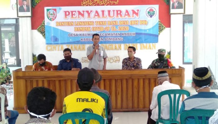 Hari Ini Pemdes Kauman Salurkan BLT Dari Dana Desa Kepada 140 KK