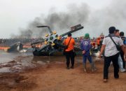 Helikopter MI-17 Milik TNI AD Jatuh Di Kendal, 4 Meninggal, 5 Terluka