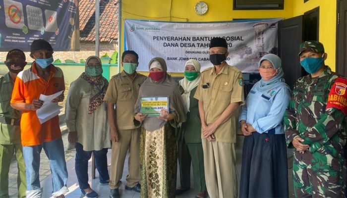 Ringankan Beban Warga, Pemdes Sidokerto Jombang Salurkan BLT-DD Tahap II