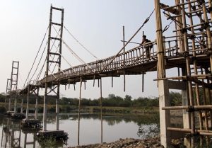 Sedot APBD 2018 Rp 1,2 M Jembatan Bambu Mangrove Mangkrak