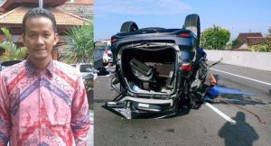 Kecelakaan Maut Di Tol, Wakil Ketua DPRD Pekalongan Tewas Di TKP, Sopir Patah Kaki