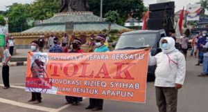 Aliansi Masyarakat Kudus Bersatu, Gelar Aksi Tolak Kehadiran HRS