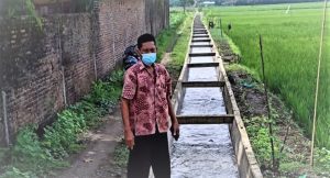 Dapat Bantuan Jombang ‘Berkadang’, Pemdes Jarakkulon Bangun Jaringan Irigasi