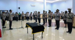 Kapolres Pimpin Sertijab Kasat dan Kapolsek Jajaran Polres Jombang