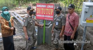 Belum Kantongi Izin, Pembangunan Tower PT Protelindo Di Desa Selorejo Disegel Satpol PP