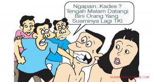 Kades Tulungagung Digerebek Warga, Tengah Malam Dirumah Perangkat Desa Yang Ditinggal Suami TKI