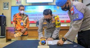 Polres Jombang – BTN, Tandatangani MoU 400 Unit Rumah Bersubsidi Untuk Anggota Polri