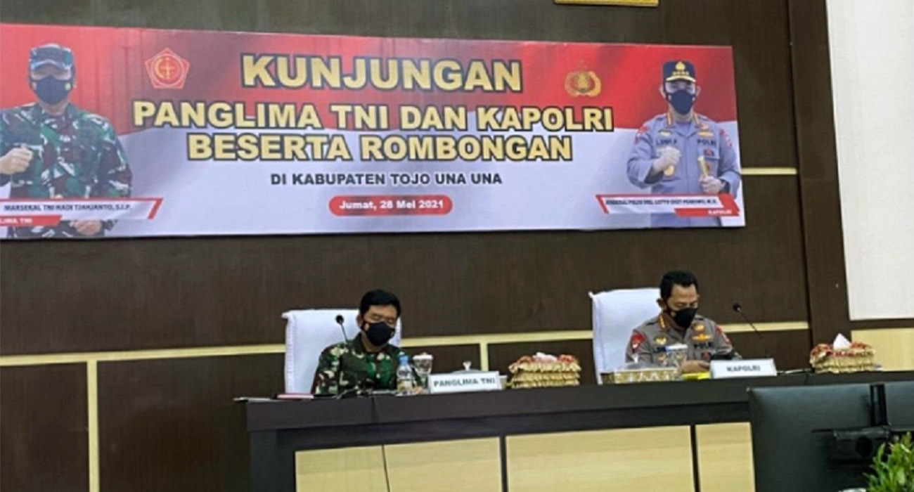 Panglima TNI Kapolri Negara Tak Akan Kalah Dari Teroris