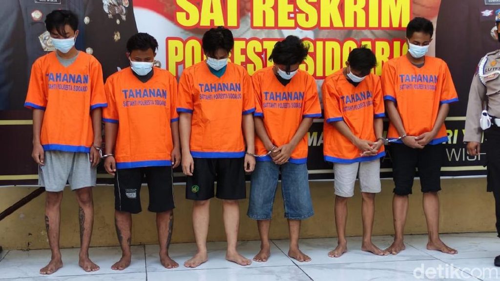 6 pelaku pengeroyokan anggota TNI AL Terminal Bungorasih