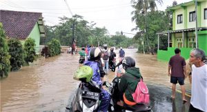Diguyur Hujan Lebat, Sejumlah Wilayah Di Cilacap Tergenang Banjir