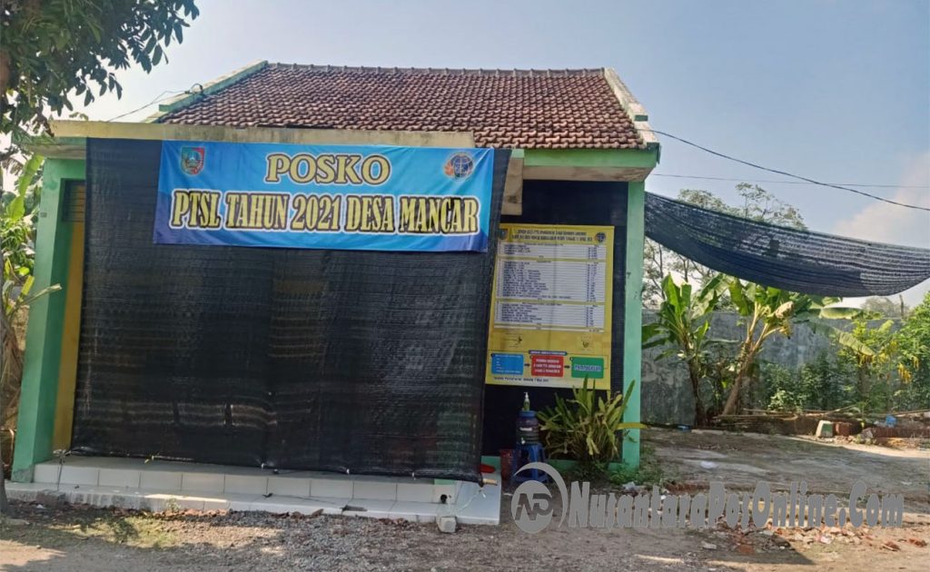 Pos Pendaftaran Persiapan PTSL Desa Mancar Kecamatan Peterongan