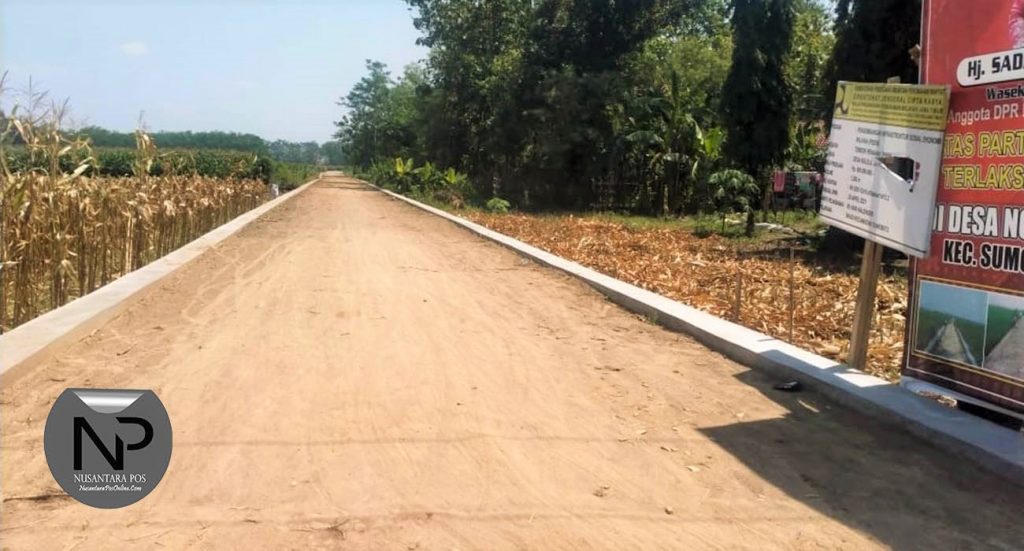 Pembangunan TPT Dari Program PISEW Kecamatan Sumobito Rampung 100 Persen