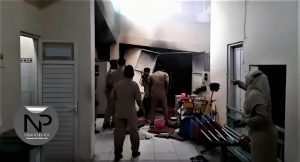 Gudang RSUD Jombang Terbakar, Pasien Dan Petugas Medis Panik Berlarian Keluar