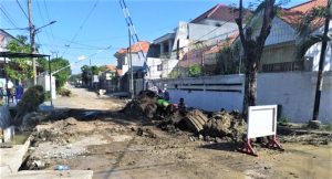 Proyek Pemasangan Box Culvert Di Perum Medokan Asri Utara Surabaya Dikeluhkan Warga
