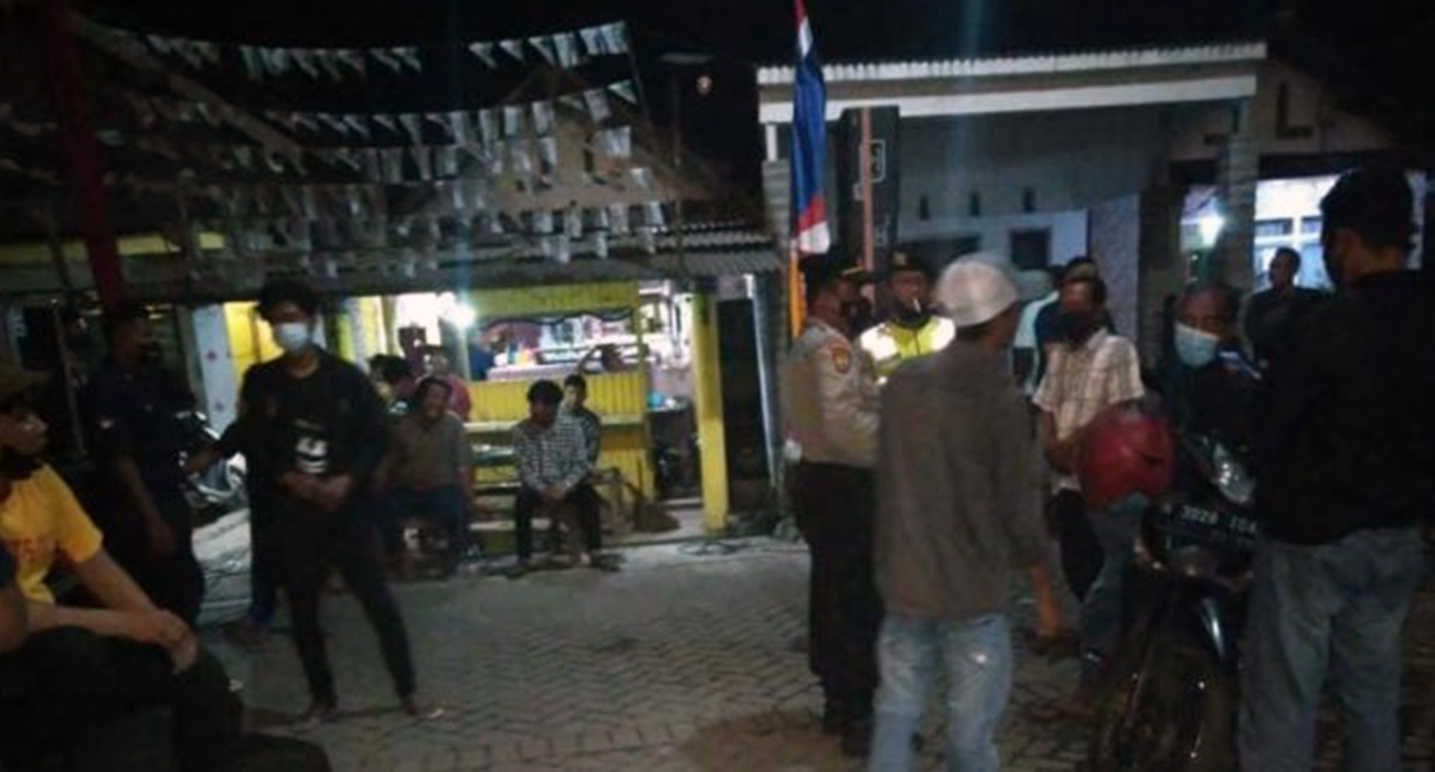 hiburan electone Pasuruan dibubarkan Polisi