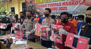 Operasi Tumpas Narkoba Semeru, Polres Jombang Ringkus 26 Tersangka Narkoba