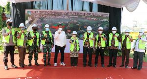 Bupati Jombang Ground Breaking Peroyek Revitalisasi Alun Alun