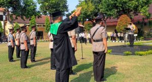 Kapolres Pimpin Sertijab dan Pengukuhan Jabatan di Lingkungan Polres Jombang