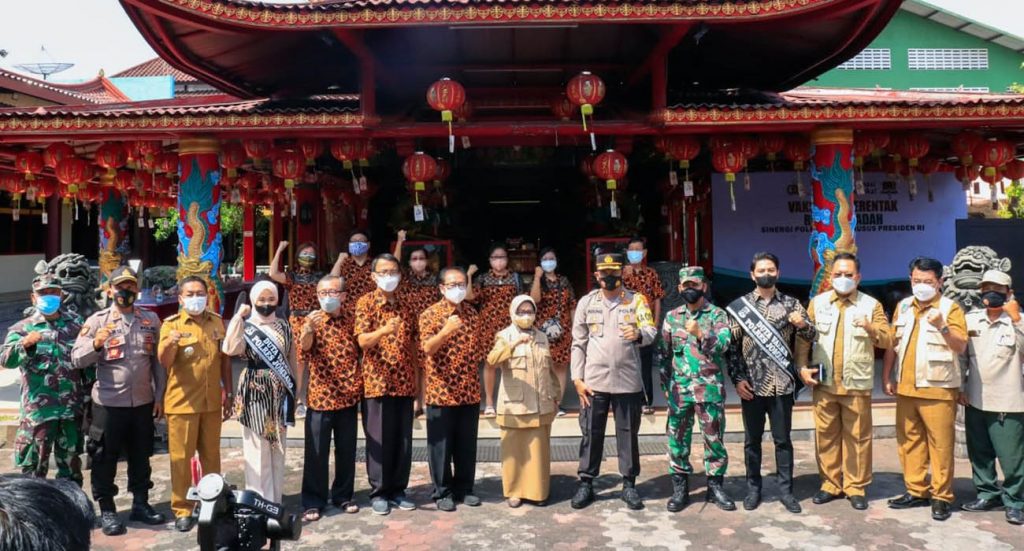 Vaksinasi Nasional, Polres Jombang Sasar Rumah Ibadah