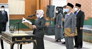 Bupati Jombang Lantik Pj Sekda Dan 133 Pejabat Lainya