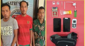 Tiga Pemuda Di Jombang Ditangkap Polisi Lantaran Bawa Sabu