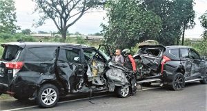 4 Kendaraan Tabrakan Beruntun di Jalan Yogya-Solo, 4 Orang Terluka