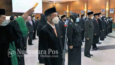 Bupati Jombang Lantik 71 PNS Dalam Jabatan Struktural Dan Fungsional