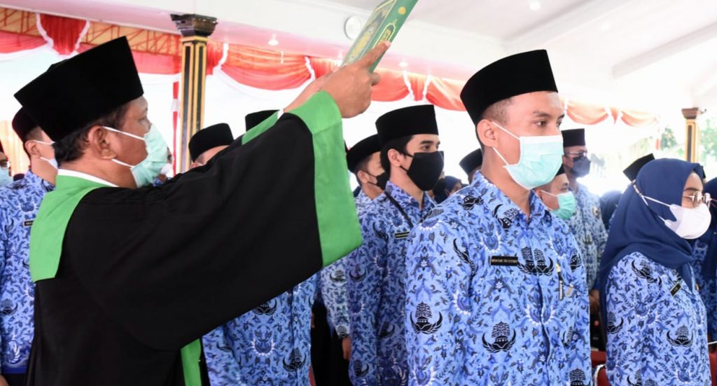 367 CPNS Lingkup Pemkab Jombang Dilantik Menjadi PNS