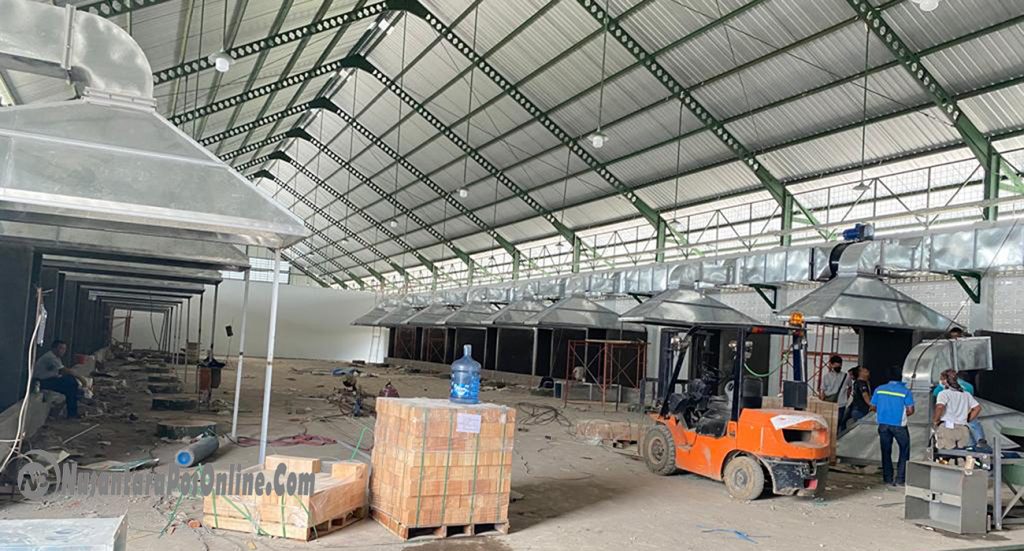 Proyek Sentra IKM Slag Aluminium Desa Bakalan Hampir Rampung