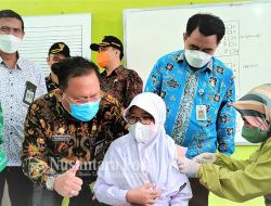 Vaksinasi Anak Usia 6 – 11 Tahun, Hari Ini Sasar 2 Sekolah SD Di Jombang