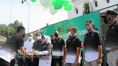 Bupati Jombang Buka Kejurprov Tenis Lapangan Yunior Master 2022