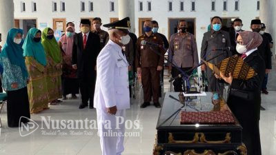 Bupati Jombang Melantik H Gunawan Sebagai Kades Antar Waktu Desa Mayangan