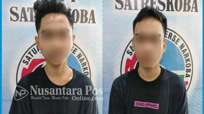 Edarkan Narkoba 2 Remaja Di Jombang di Ringkus Polisi, 11 Paket Sabu dan Ribuan Pil Diamankan