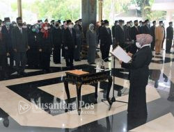 Lantik 262 Pejabat Fungsional Hasil Penyetaraan Jabatan Dan 6 Kepala SMPN, Ini Pesan Bupati Jombang